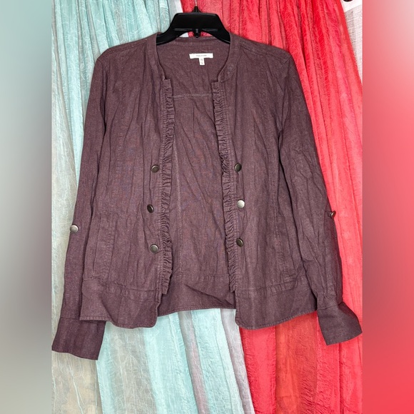 Maurice’s Purple Ruffled Jacket - Picture 2 of 2